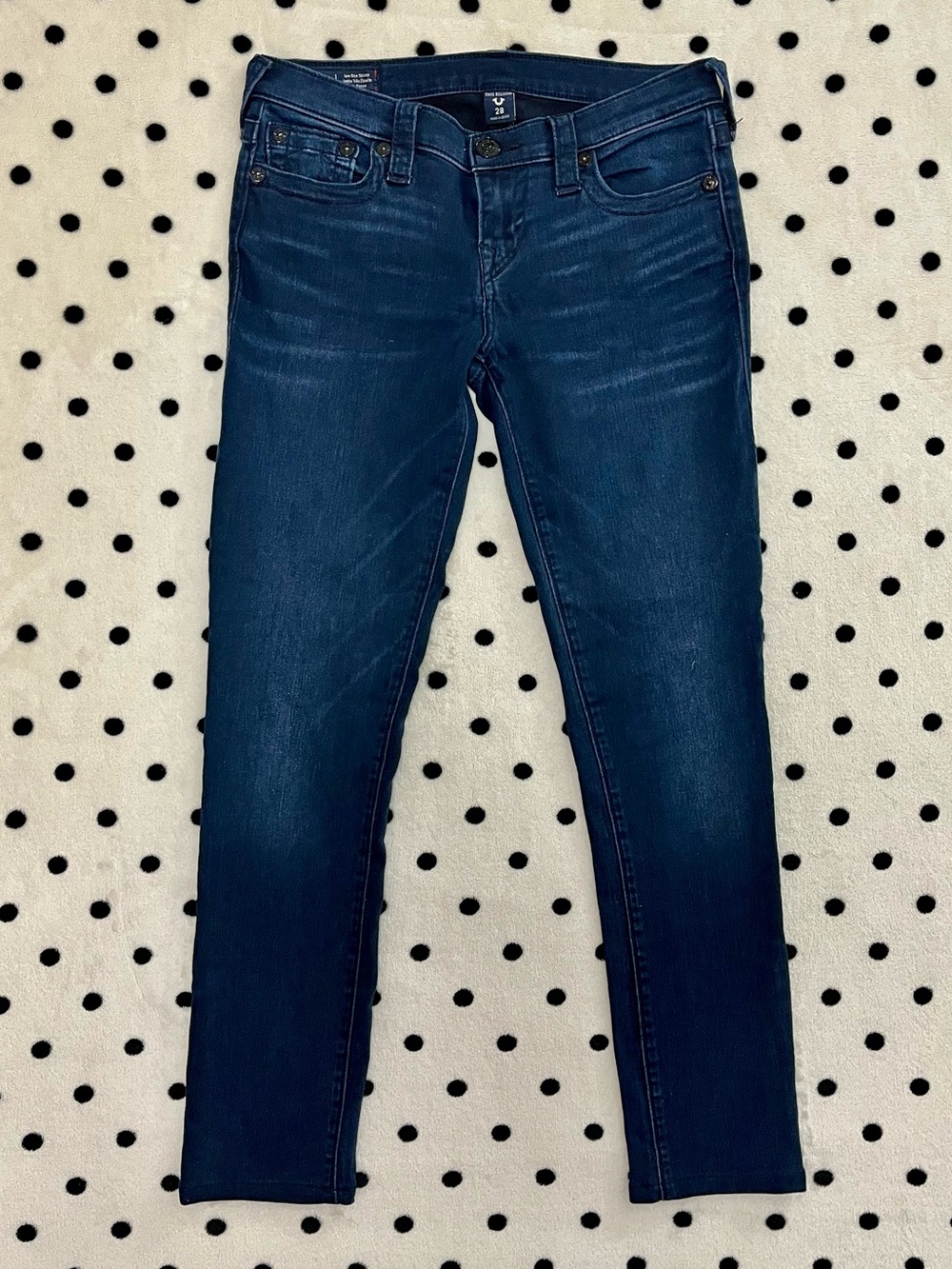 True Religion Stella Low Rise Skinny Jeans Size 28